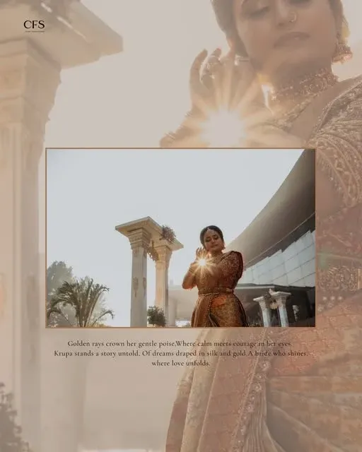 Bridal portraits in warm sunlight — Classic Frames Studios